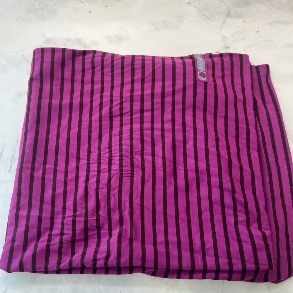 Striped Pink and Black Women's Scarf